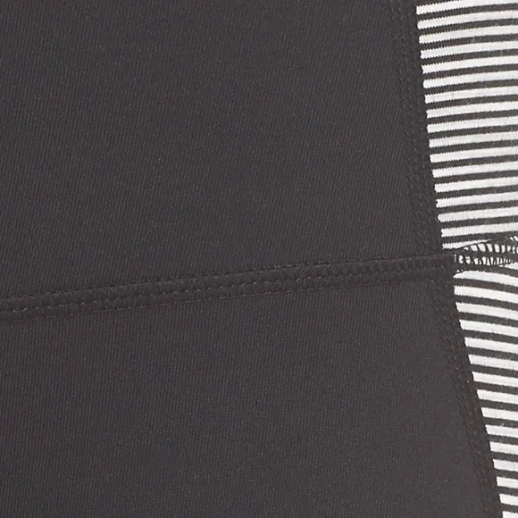 Zella High Waist Crop Leggings Stripe Panel XS - Picture 2 of 6